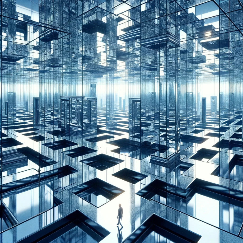 Vacantide Level -0.4: The Flawless Reflective Labyrinth