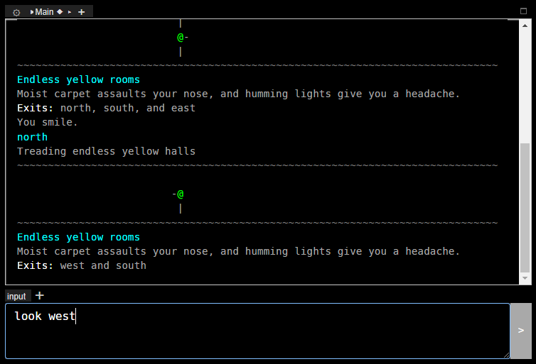 Vacantide novel game screen